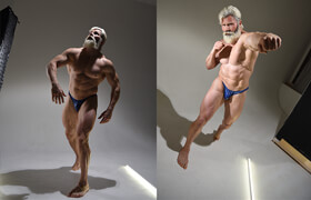 Cubebrush - Mels Mneyan - Male Dynamic Poses 740 Reference Pictures - 参考照片