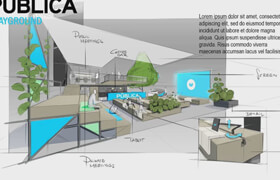 Domestika - Sketching conceptual para arquitectura y diseño