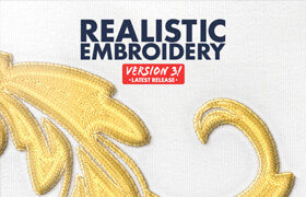 Realistic Embroidery - Photoshop Actions Pack