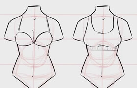 Skillshare - How To Draw Breasts Easily - Human Anatomy Simplified!