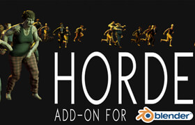 Horde Add-On Crowd System Tools - blender