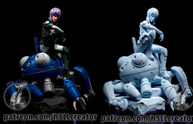 Cgtrader - MOTOKO KUSANAGI 3D print model