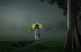 Dheny Patungka - The Rain Photo Manipulation Tutorial