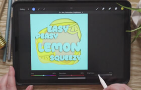 Skillshare - Easy 3D Art Digital Papercut Typography in Procreate