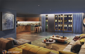 Udemy - 3ds Max + Vray  Interior & Exterior Night Renders