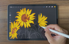 Skillshare - Learn To Create Leaf, Petal & Stem Brushes In Procreate + Projects