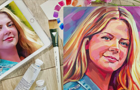 Udemy - Colorful Acrylic Painting For Artists
