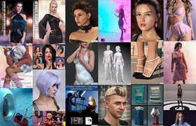 DAZ3D, Poser Bundle 1 March 2023