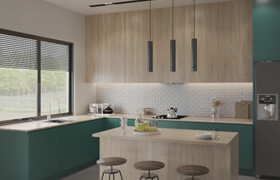 Udemy - Kitchen Visualization Course. V-Ray for SketchUp