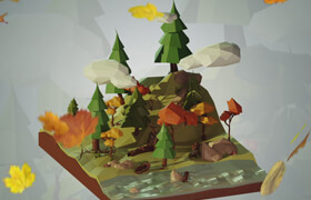 Skillshare - Create A Stunning Low-Poly Forest In Blender