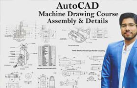 Udemy - Autocad 80+ Drawings & Practice Course For Mechanical