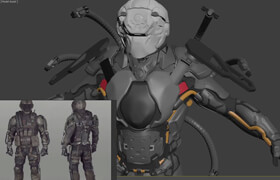 Udemy - Ultimate SciFi Soldier Modeling Tutorial