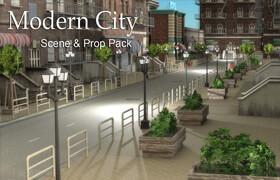 iClone Scene Modern City New - 3dmodel