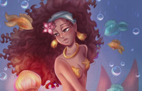 Udemy - How to Draw a Mermaid in Procreate (join MerMay in 2023!)