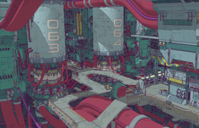 Domestika - 3D ToonStyle Environment Arnold