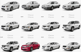 19辆Lexus雷克萨斯汽车模型合集