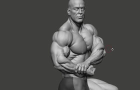 Udemy - Advance Zbrush Bodybuilder Anatomy Tutorial