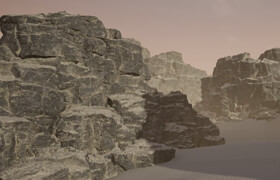 Udemy - 虚幻引擎悬崖和岩石无缝纹理材质教程