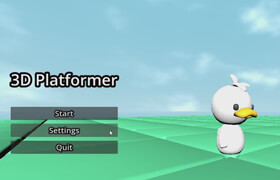 Udemy - 使用Godot 4 3D平台游戏创建游戏教程