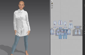 Udemy - Marvelous Designer 服装建模模拟教程