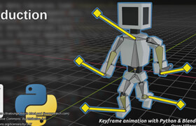 Udemy - 使用 Python 和 Blender的关键帧动画教程