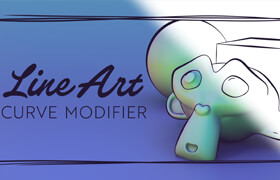 Line Art Curve Modifier - Blender 线条效果插件