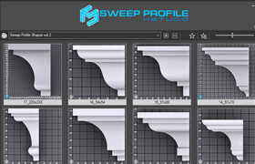 3d-kstudio Sweep Profile Pro 1.01.17 for 3ds Max