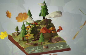Skillshare - Create A Stunning Low Poly Forest In Blender