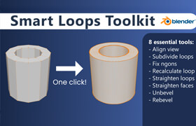 Smart Loops Toolkit - Blender 细分物体插件