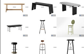 20 Stools Chairs models