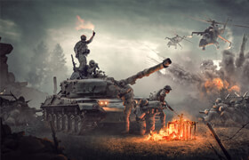 Skillshare - Call of duty Poster design  Advanced photo manipulation  Adobe photoshop