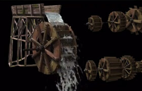 The Gnomon Workshop - Create a Procedural Waterwheel Simulation in Houdini