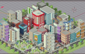 Udemy - Simple City Ismotric Course Blender 3d
