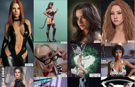 DAZ3D, Poser Bundle 1 July 2023 32.6GB