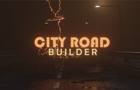 City Road Builder Pro - Blender 道路系统创建插件