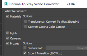 Gtools CoronaToVraySceneConverter