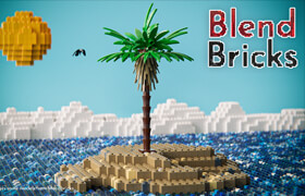 Blendbricks - Blender 乐高积木效果插件