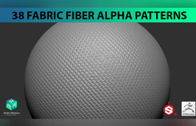 Artstation - 38 Fabric Fiber Alpha Patterns - 材质