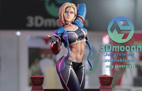 Gumroad - cammy street fighter - 3D Print Model