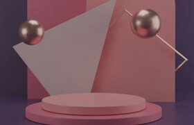 Skillshare - Design a minimal geometric scene in Blender 2.8 by Rany Bechara