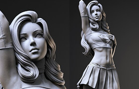 Patreon - Ca 3d Studios - Supergirl - 3D Print Model