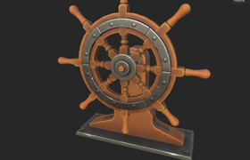 Gumroad - Stylized Ship Wheel - Maya, Zbrush, Substance Painter Videos