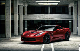 Chevrolet Corvette C7 3d Model - Freebie option for Automotive CGI Challange