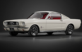 Free 3D Model 1965 Ford Mustang Fastback  Luis Lara Osorio