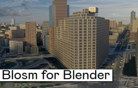 Blosm - Blender导入OpenStreetMap组件