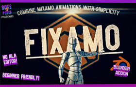 Fixamo - Blender复制粘贴角色动画的插件