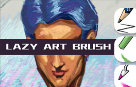 Lazy Art Brush - Blender
