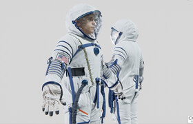 Cgtrader - Sokol-KV Space Suit not rigged