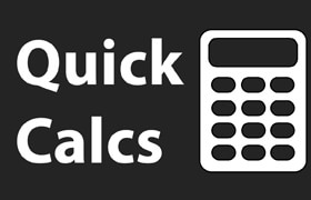 Quick Calcs - Blender计算器组件
