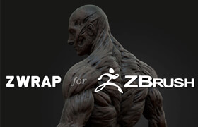 ZWrap - Zbrush 自动匹配拓扑模型插件